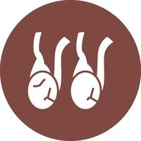 Testicles Soft Color Illustration vector