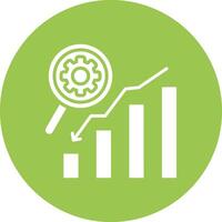 Analytics Pastel Theme Icon vector