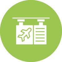 Boarding Gate Interactive UI Graphic vector
