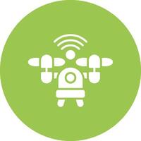 Drone Thin Line Design vector