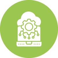 Edge Computing Lined UI Illustration vector