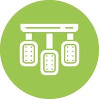 Pedals Soft Shadow Design vector