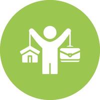 Work Life Balance Neatly Crafted vector