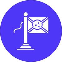 Burundi Flag Simple UI Visual vector