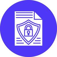 Data Privacy Neon Graphic Style vector