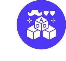 Cubes Compact App Icon vector
