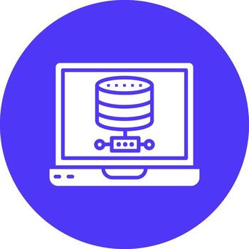 base de datos plano línea dibujo vector