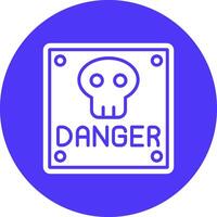 Danger Responsive Icon Badge vector