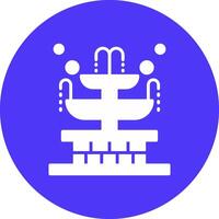 Fountain Modern Tech Icon vector