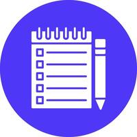Notepad Minimalist Graphic vector