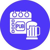 Pub Colorful Concept Art vector