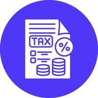 Tax Document Bright Flat Element vector