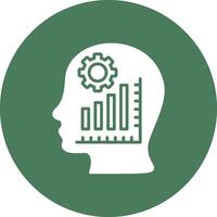 Analytics Line Style Symbol vector