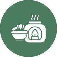 Aromatherapy Interactive Icon Badge vector