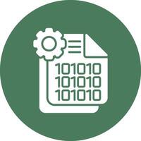 Binary Code Neatly Crafted vector