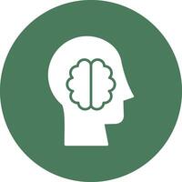 Brain Compact App Icon vector
