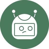Bot Functional Flat Style vector