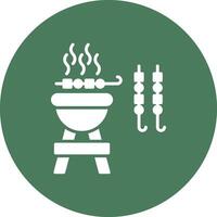 Barbeque Digital Abstract Form vector