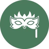 Carnival Mask Bold App Illustration vector