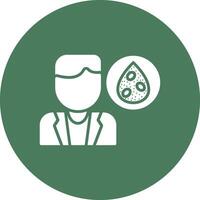 Doctor Shadowed Icon Style vector