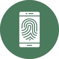 Mobile Password Geometric Shape Symbol vector