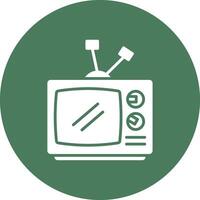 Old Tv Smart UI Graphic vector