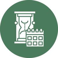 Sand Clock Neatly Crafted vector