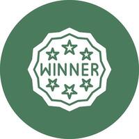 Winner Subtle Shadow Icon vector