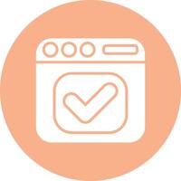 Approved Minimalist Graphic vector
