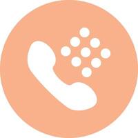 Dial 3D Styled Symbol vector