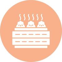 Dim Sum Functional Icon Art vector