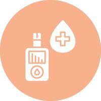 Glucose Meter Functional Flat Style vector