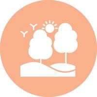 Forest Stylized Tech Element vector