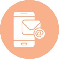 mobile Email Colorful Concept Art vector