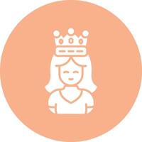 Queen Sharp Edge Symbol vector