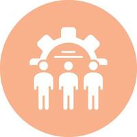 Team Building Subtle UI Style vector