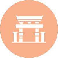 Torii Gate Web Interface Symbol vector