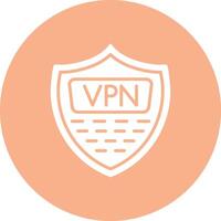 Vpn Simple Line Sketch vector