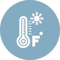 Fahrenheit Clean Shape Symbol vector