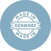 Made In Denmark Modern App Icon vector
