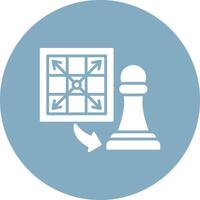Move Smooth Gradient Icon vector