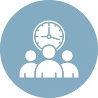 Team Management Vibrant UI Element vector