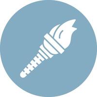 Torch Conceptual Line Work vector