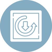 Update App Style Badge vector