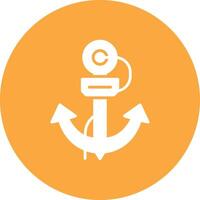 Anchor Digital Concept Icon vector