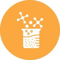 Beaker Interactive Icon Badge vector