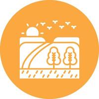 Coastal Road Stylish App Element vector