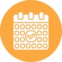 Calendar Sharp Edge Symbol vector