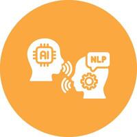 Nlp Rounded Line Illustration vector