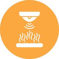 Smoke Detector Simple Line Sketch vector
